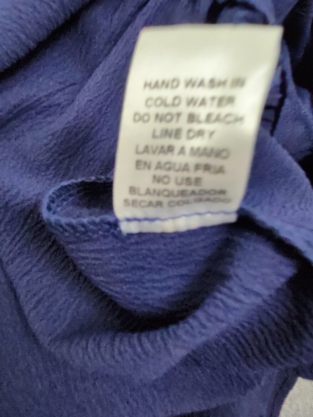 Entro Navy Blue Tuered Midi Dress. Medium - Picture 7 of 9